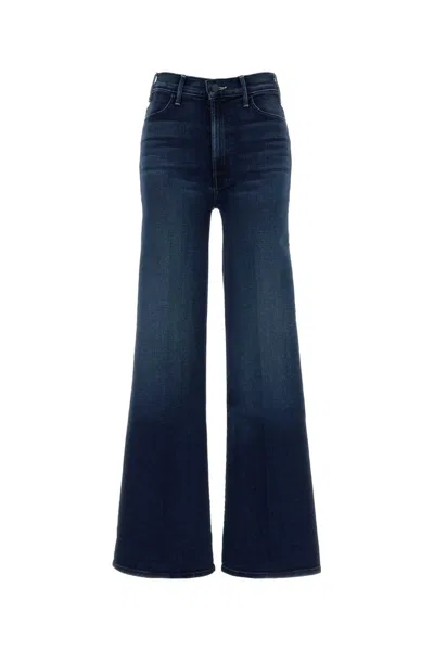 Mother Jeans Hustler Roller In Blue