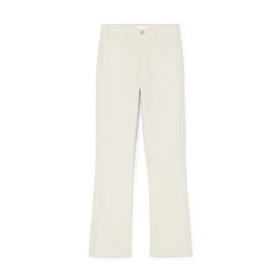 Mother The Hustler Patch Flood Jeans In Neutral