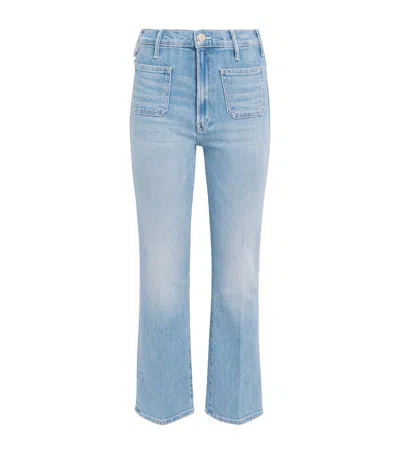MOTHER THE HUSTLER PATCH-POCKET JEANS