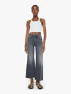 Mother The Hustler Roller Ankle Fray Call It A Night Jeans In Black - Size 24