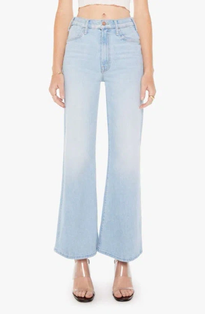 MOTHER THE HUSTLER ROLLER FLOOD WIDE LEG JEANS