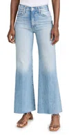Mother 'the Undercover' Light Blue Wide Jeans In I Confess