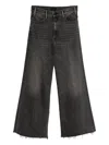 Mother The Hustler Roller Jeans In Black
