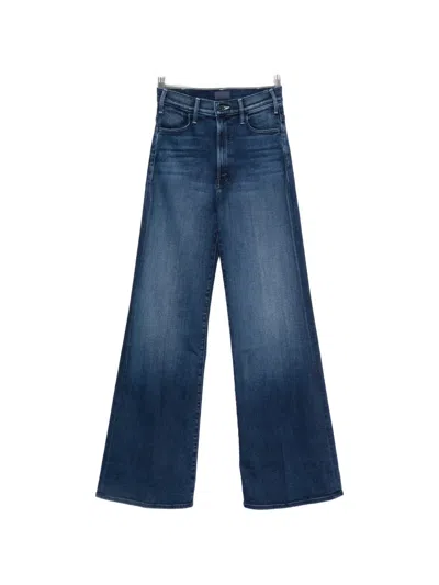 Mother The Hustler Roller Jeans In Blue