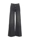 Mother The Hustler Roller Jeans In Gray