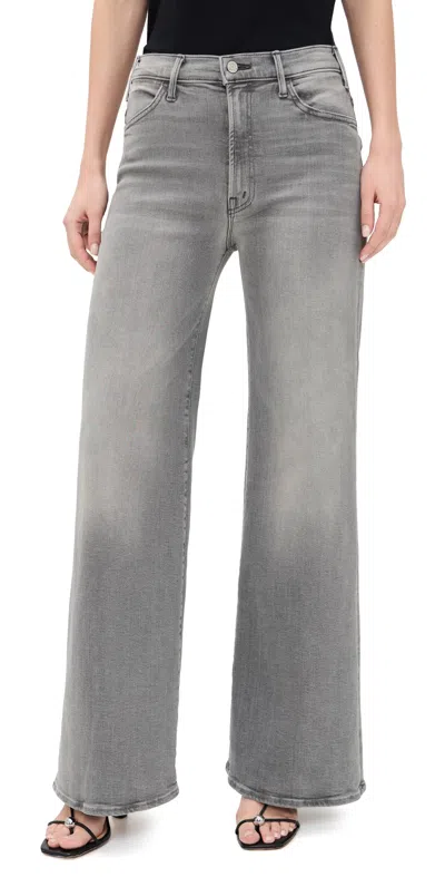 Mother The Hustler Roller Skimp Jeans Catch Me Outside In Gray