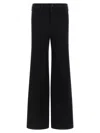 Mother The Hustler Roller Sneak Denim Jeans In Black