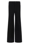 Mother The Hustler Roller Sneak Denim Jeans In Black