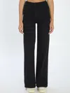 Mother The Hustler Roller Sneak Denim Jeans In Black