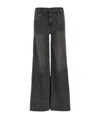 Mother The Patch Pocket Twister Sneak Up In Smoke Straight Jean In Gray