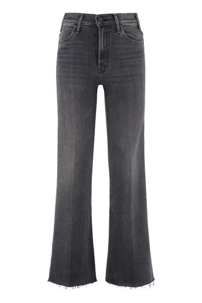 MOTHER THE HUSTLER ROLLER SNEAK FRAY JEANS