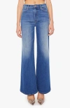 Mother The Hustler Roller Sneak Jeans In Blue