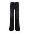 Mother Hustler Roller Sneak Bootcut Jeans In Blue