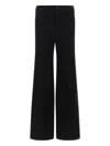 Mother The Hustler Roller Sneak Denim Jeans In Black