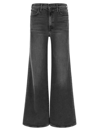 Mother 'the Hustler Roller Sneak' Jeans In Gray