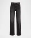 Mother The Hustler Roller Sneak Jeans In Not Today Satan