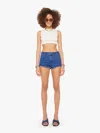 Mother The Hustler Shorts Shorts Fray Side Gig In Blue