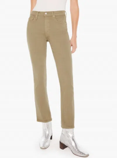 Mother The Inside Hover Bootcut Jeans In Mermaid In Nude
