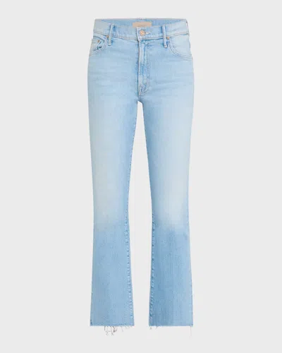 MOTHER THE INSIDER ANKLE FRAY JEANS