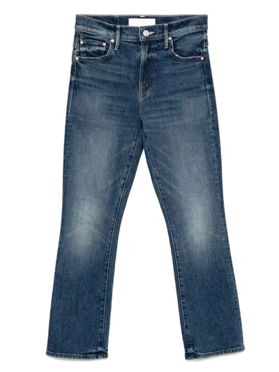 Mother The Insider Ankle Jeans In Blue
