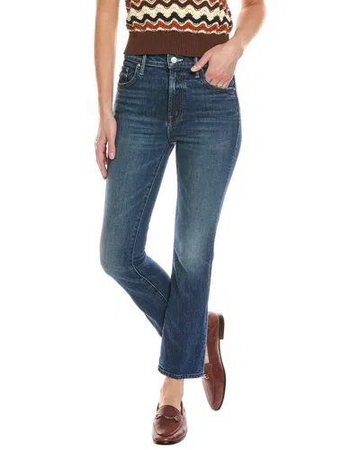Mother The Insider Ankle Where The Sun Don't Shine Bootcut Jean In Blue