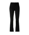 Mother The Insider Crop Jeans In Black
