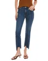 Mother The Insider Crop Scorching Hot Jean In Blue