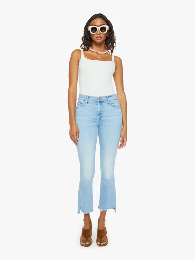 Mother The Insider Crop Step Fray Beaming Jeans