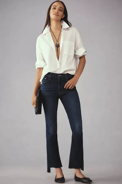 MOTHER THE INSIDER CROP STEP FRAY JEANS