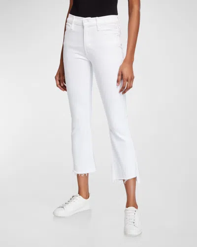 Mother The Insider Crop Step Fray Jeans In Fairest Of Them All