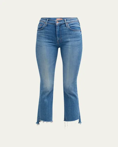 MOTHER THE INSIDER CROP STEP FRAY JEANS