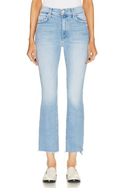 MOTHER THE INSIDER CROP STEP FRAY JEANS