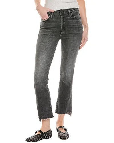 Mother The Insider Crop Step Fray Save Your Soul Jean In Black