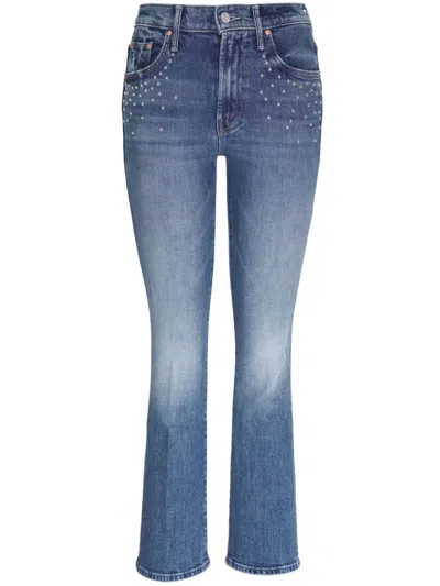 Mother The Insider Flood Jeans In Blue