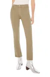 Mother The Insider Hover High Rise Straight Jeans In Gray