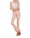 Mother The Insider Hover Jean In Peach Parfait In Pink