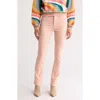 Mother The Insider Hover Jeans Peach Parfait In Peach Parfait