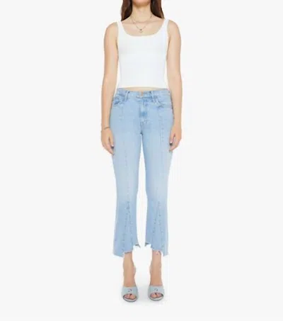 MOTHER THE INSIDER SEAMED FRAYED CROP STRAIGHT LEG IN LET'S GET IT TOGETHER