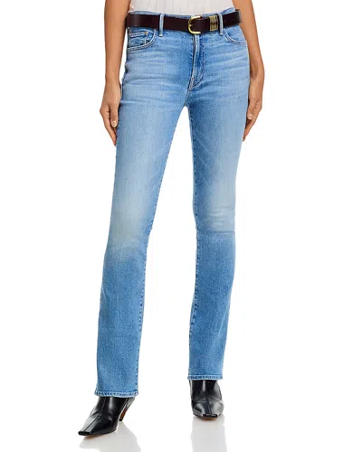 Mother The Insider Skimp High Rise Bootcut Jeans In Baubles And Trinkets In Blue