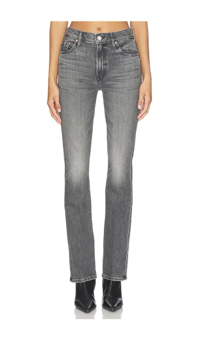 Mother The Hustler Flood Under Bleachers Jeans In Grey - Size 26 In Gray
