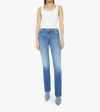 Mother The Insider Sneak High-waisted Bootcut Jeans In Loafers And Lassos