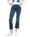 Mother The Insider Crop Step Fray Jean In Off Limits In Multi