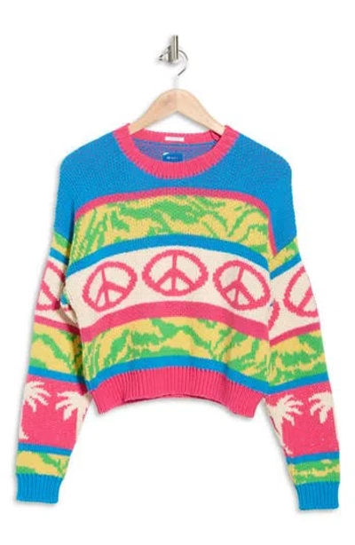 Mother The Itsy Crop Sweater In Multi