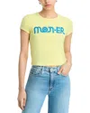 Mother The Itty Bitty Cotton Graphic Baby Tee In  Groove