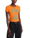 Mother The Itty Bitty Cotton Ringer Tee In State Champ