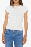 Mother The Itty Bitty Ringer Fluff T-shirt In White
