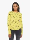 Mother The Itty Bitty Goodie Goodie Thermal Star Power T-shirt In Yellow