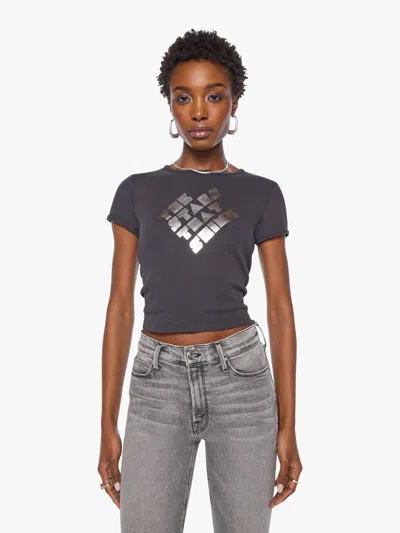 Mother The Itty Bitty Ringer Dazzle Me T-shirt In Black