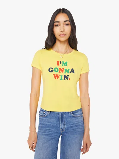 Mother The Itty Bitty Ringer I'm Gonna Win T-shirt In Multi - Size X-large