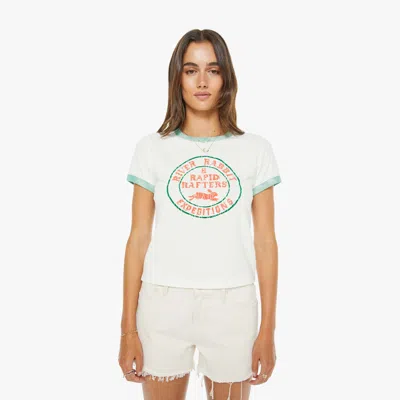 Mother The Itty Bitty Ringer River Rabbit T-shirt In White